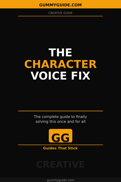 The Character Voice Fix