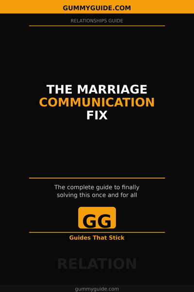 The Marriage Communication Fix